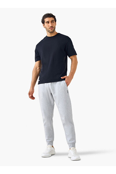 Adot Regular Fit Panelled Joggers with Pockets