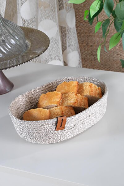 Znp Home Bread Basket - Ovoid Design, Multi-Purpose, Storage Basket