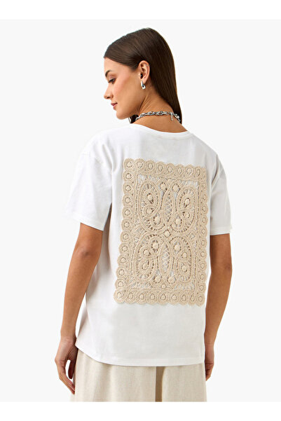 2Xtremz 2Xtremz Crochet Detail T-shirt