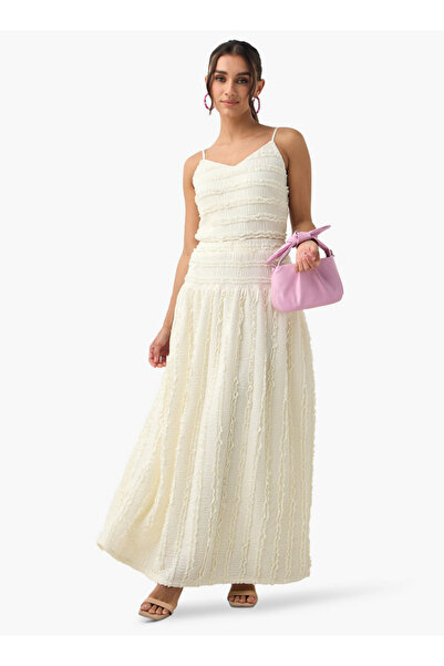 2Xtremz Textured Maxi Skirt with Elasticated Waistband