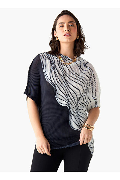 2Xtremz بلوزة 2Xtremz Waffle ذات نسيج متشابك بأكمام قصيرة