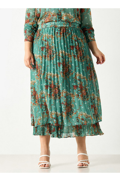 2Xtremz All-over Floral Print Skirt With Elasticated Waistband