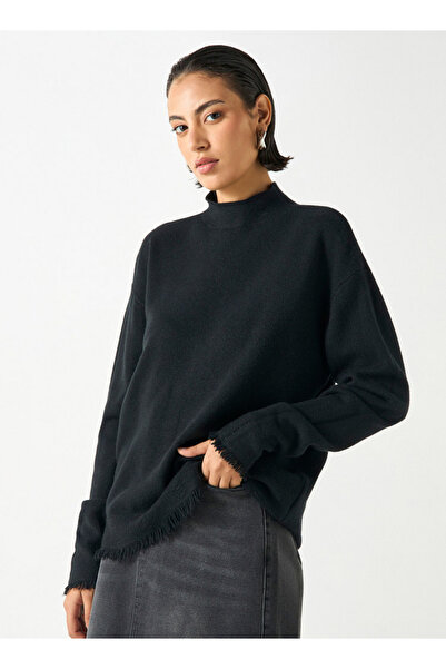 2Xtremz Textured High Neck Sweater with Long Sleeves