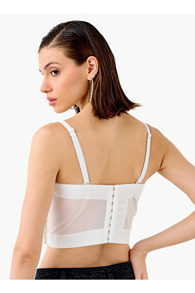 2Xtremz Embellished Strappy Crop Top