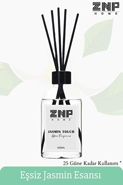 Znp Home Yasemin | Çubuklu Oda Kokusu Esansiyel Uçucu Diffuser Jasmin Touch 50ml