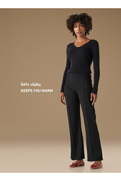 2Xtremz Ribbed V-Neck Sweater with Long Sleeves