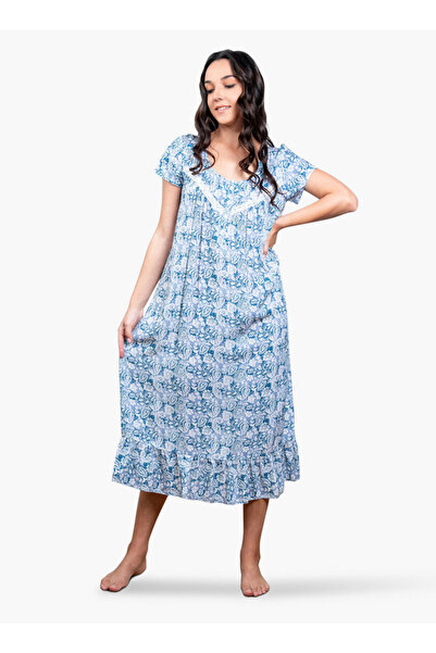 Aadaraya ثوب نوم مطبوع بالكامل