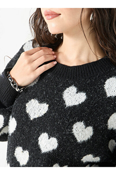 2Xtremz Textured Sweater With Round Neck And Long Sleeves