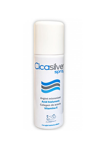 CicaSilver Spray vindecător CicaSilver, acțiune rapidă pentru leziuni ale pie...