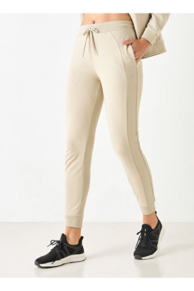 Adot Panelled Joggers With Pockets And Drawstring Closure