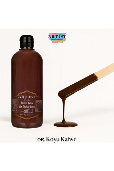 ART IST Geri Dönüşüm Boyaları 500ml - 015 KOYU KAHVE