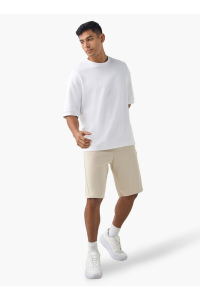 Adot Panelled Performance Shorts with Drawstring Closure and Pockets