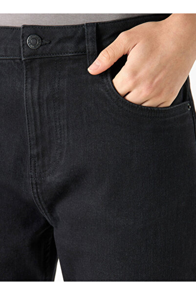 Lee Cooper Solid Flared Leg Jeans with Pockets