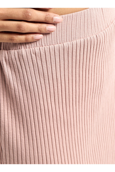 FAV Textured Pencil Skirt With Elasticated Waistband