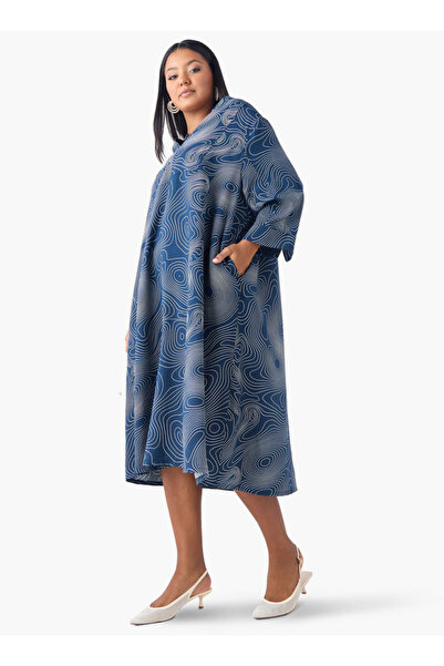 Ulla Popken Bib Yoke A Line Dress