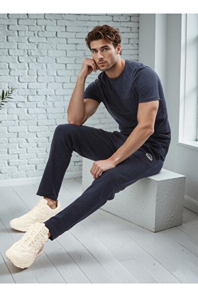 Kappa Pants with Pocket Detail and Drawstring