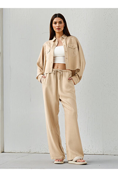 Lee Cooper Tencel Trouser Set