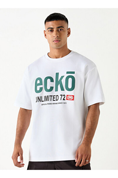 ECKO Unltd Printed Crew Neck T-shirt With Short Sleeves