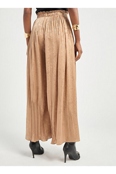 FAV Textured Wide Leg Pants with Elasticated Waistband