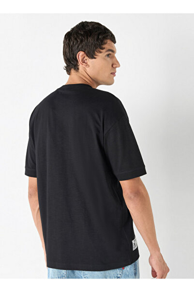 Starter Print Crew Neck T-shirt with Short Sleeves