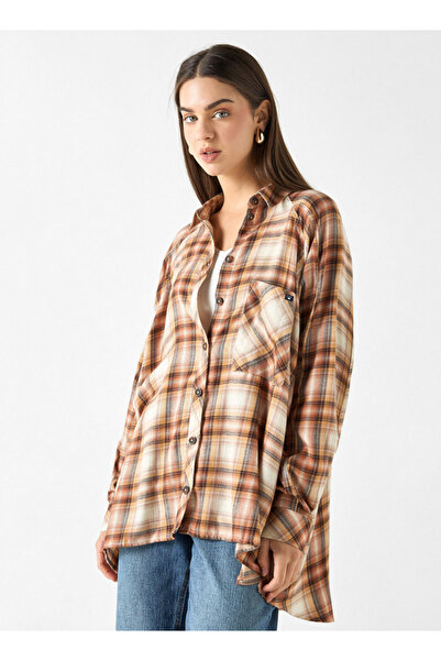 Lee Cooper قميص منقوش بأكمام طويلة وجيب