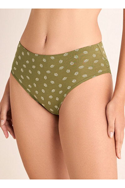 FAV Leaf Print Hipster Briefs with Elasticised Waistband