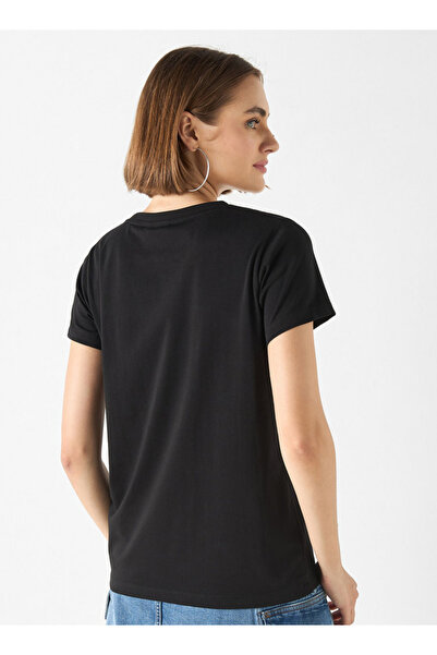 SP Characters Mickey Mouse Print Crew Neck T-shirt with Short Sleeves