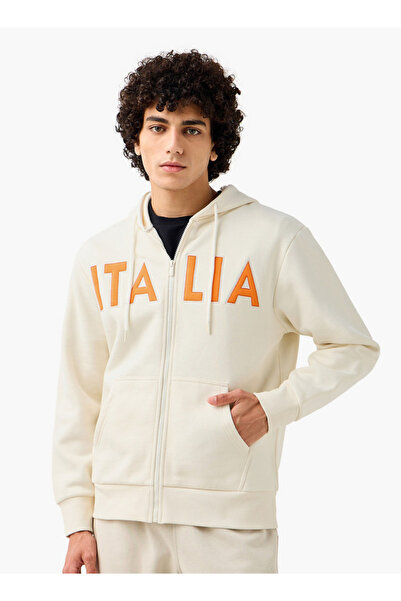 Kappa هودي رجالي مطرز بشعار إيطاليا