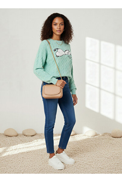 SP Characters Chr L Cable Knit Jumper