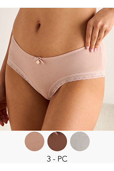 FAV 3Pk Jaquard Panty