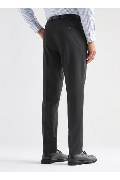 FAV Textured Regular Fit Flexi Waist Trousers with Pockets