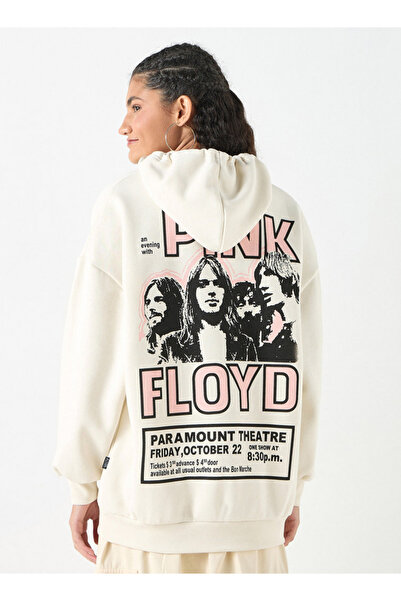 SP Characters هودي بطبعة بينك فلويد مع جيب الكنغر