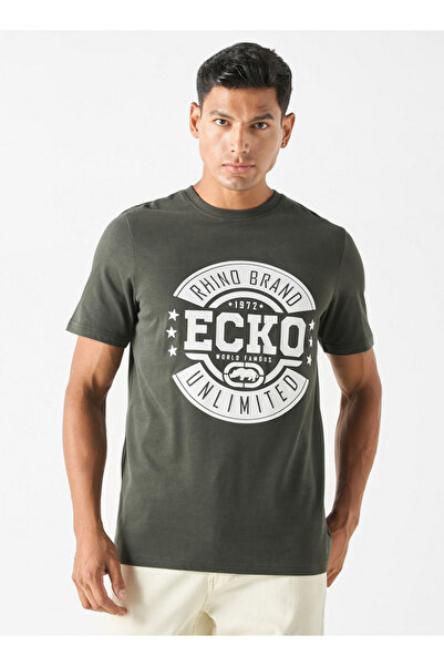 ECKO Unltd Logo Print T-shirt Crew Neck