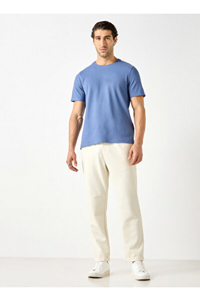 Iconic Textured Knit T-shirt With Short Sleeves