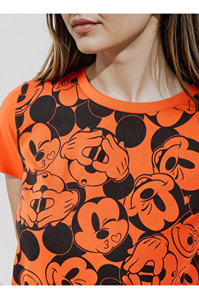 SP Characters Mickey Mouse Print T-shirt