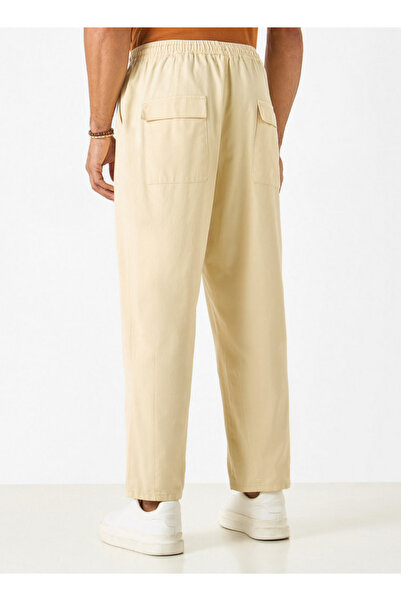 Iconic Solid Flexi Waist Regular Fit Joggers with Drawstring Closure and Pockets