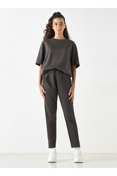 Kappa Track Pants with Drawstring Closure and Pockets