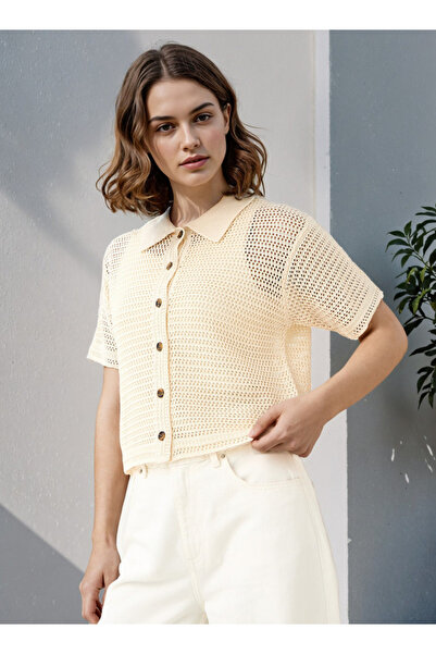 Lee Cooper Textured Button Through Cardigan