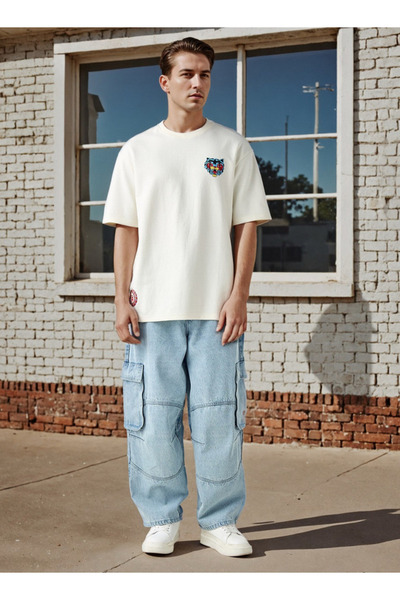 SP Characters Ricardo Cavolo Print Crew Neck T-shirt