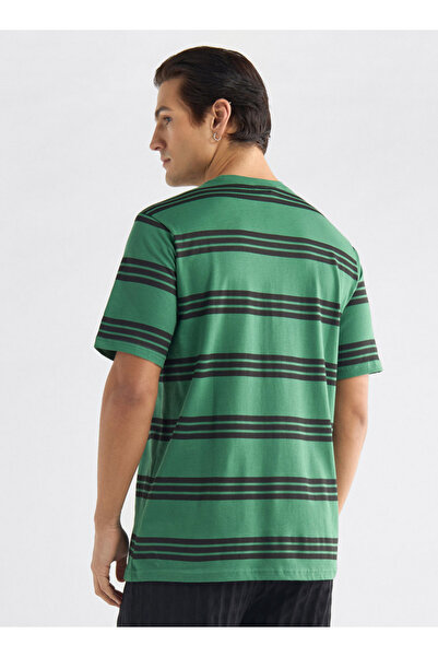 FAV Striped T-shirt with Crew Neck and Short Sleeves