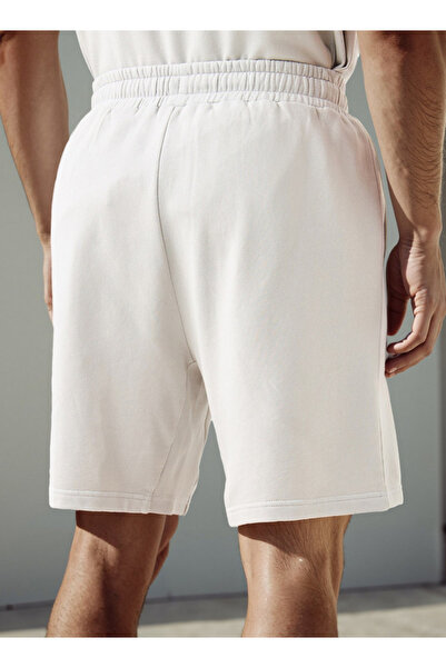Kappa Textured Shorts with Drawstring Closure and Pockets