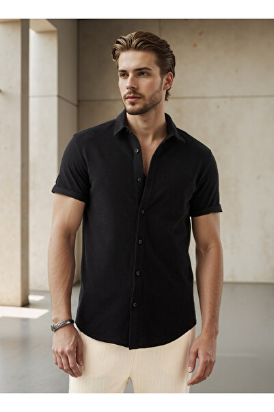 Iconic قميص بقصّة سليمة ومُحكمة