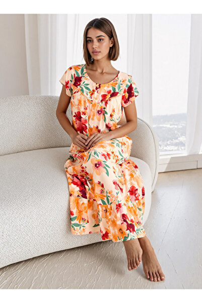 FAV فستان نوم بطبعة زهور