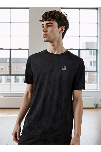 Kappa تي شيرت بطباعة شعار الأداء