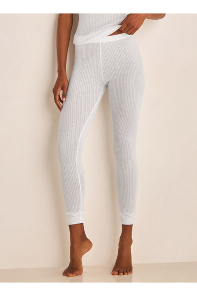 FAV ليغينغز حراري بخصر مطاطي من مزيج القطن