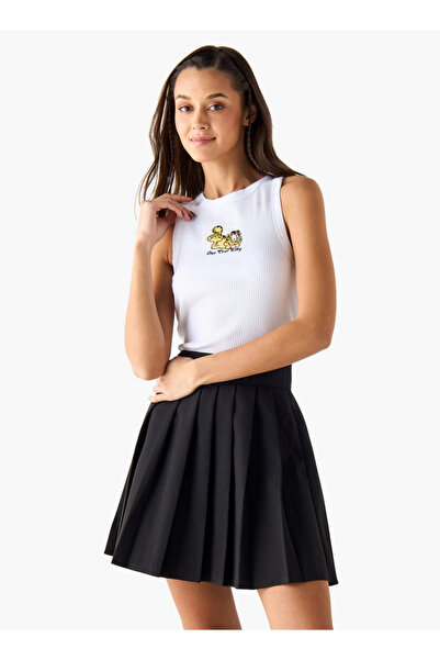 SP Characters قميص داخلي مطبوع باللون الأبيض