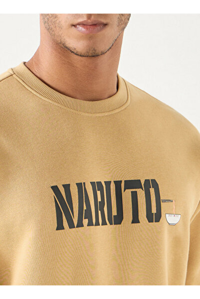 SP Characters Naruto Print Sweatshirt With Long Sleeves
