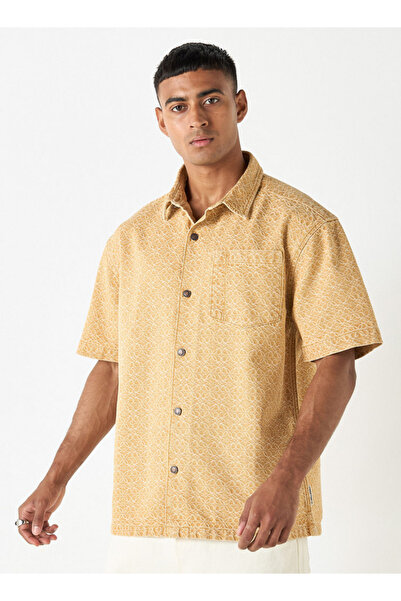 Lee Cooper قميص مريح بقصّة مريحة وأكمام قصيرة