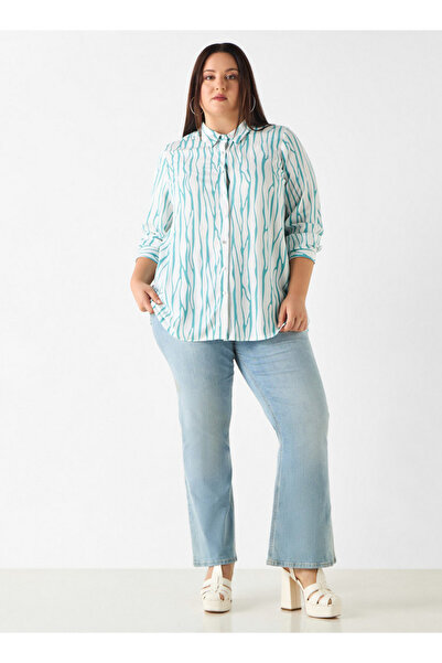 Ulla Popken FULL SLEEVE PRINTED SHIRT