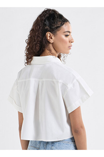 FAV Drop Shoulder Sleeves Shirt With Pockets And Concealed Button Placket